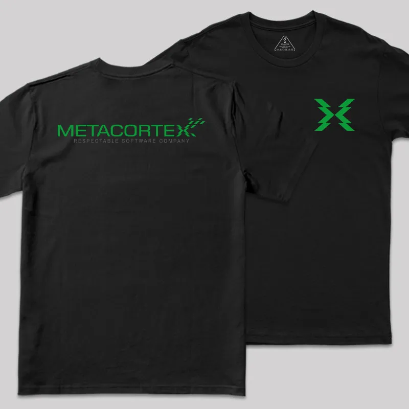 Metacortex Future Front and Back Printed Geek T-Shirt - Image 2