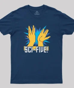 Alternative view of Sci-Five! Geek T-Shirt
