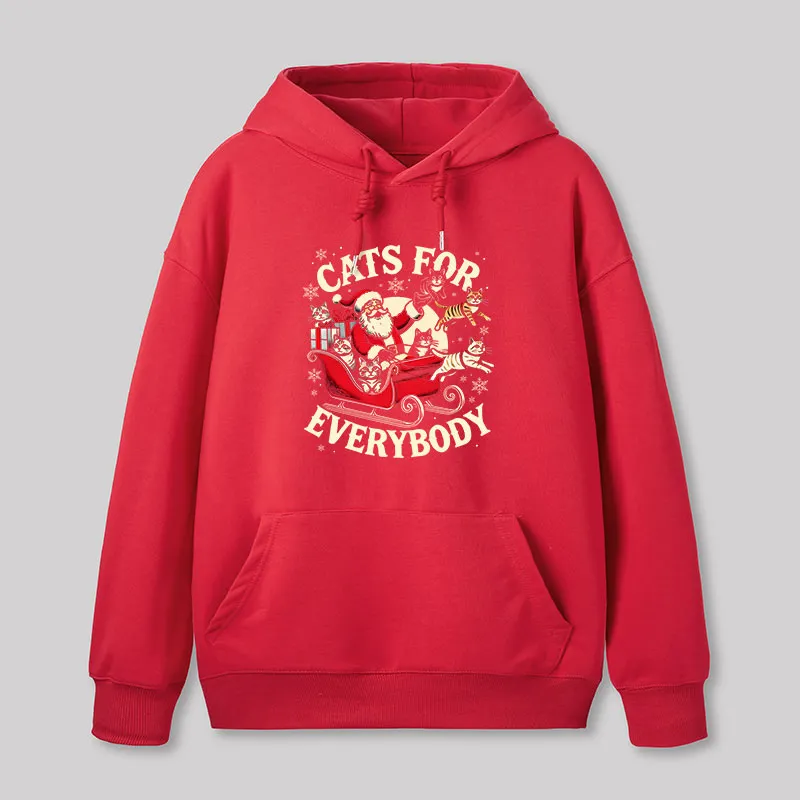 Christmas Cat Santa Cat Lover Geek Hoodie - Image 4