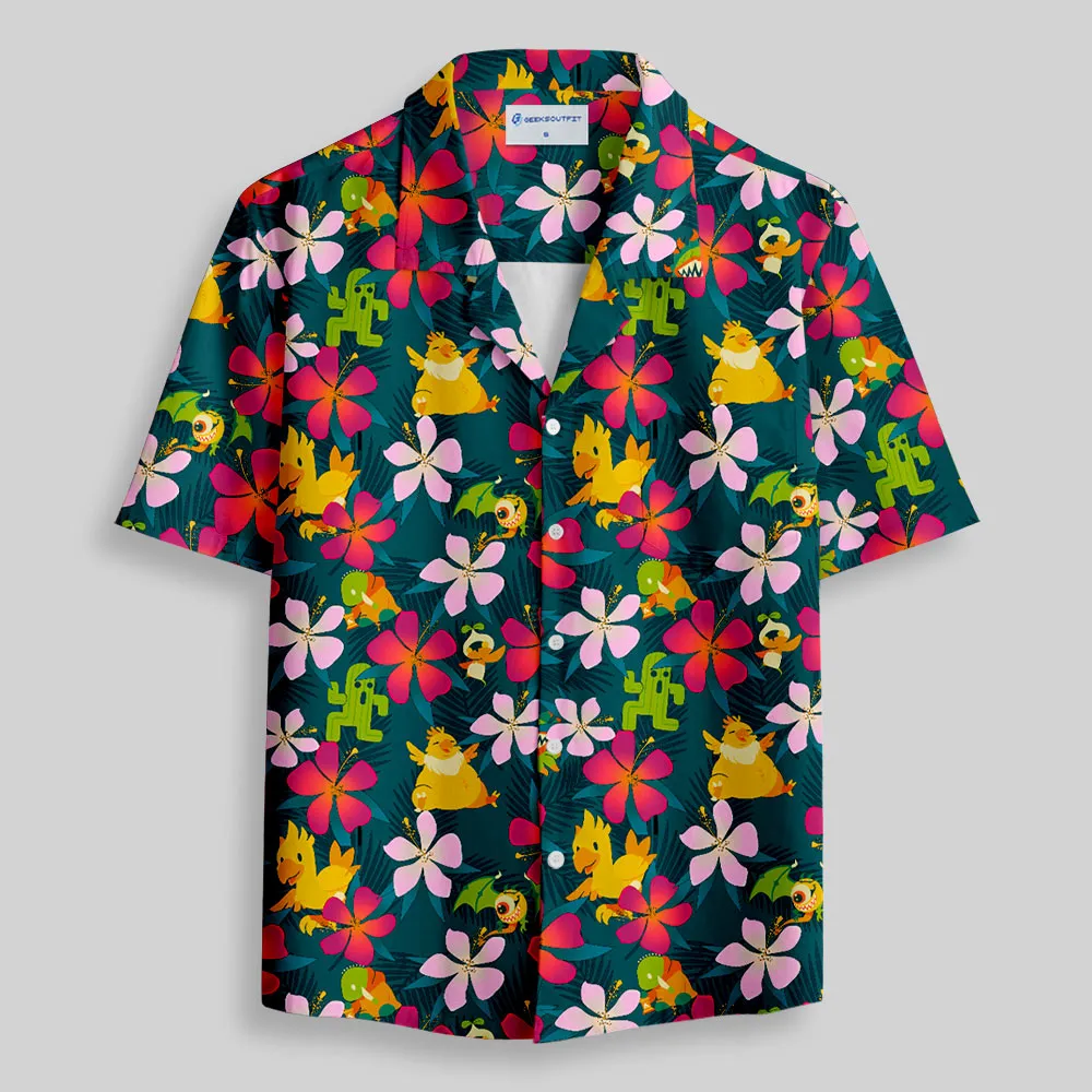 Summoned Beast Hawaii Button Up Pocket Shirt - Image 2