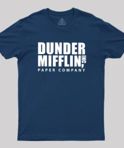 Alternative view of Dunder Mifflin Geek T-Shirt