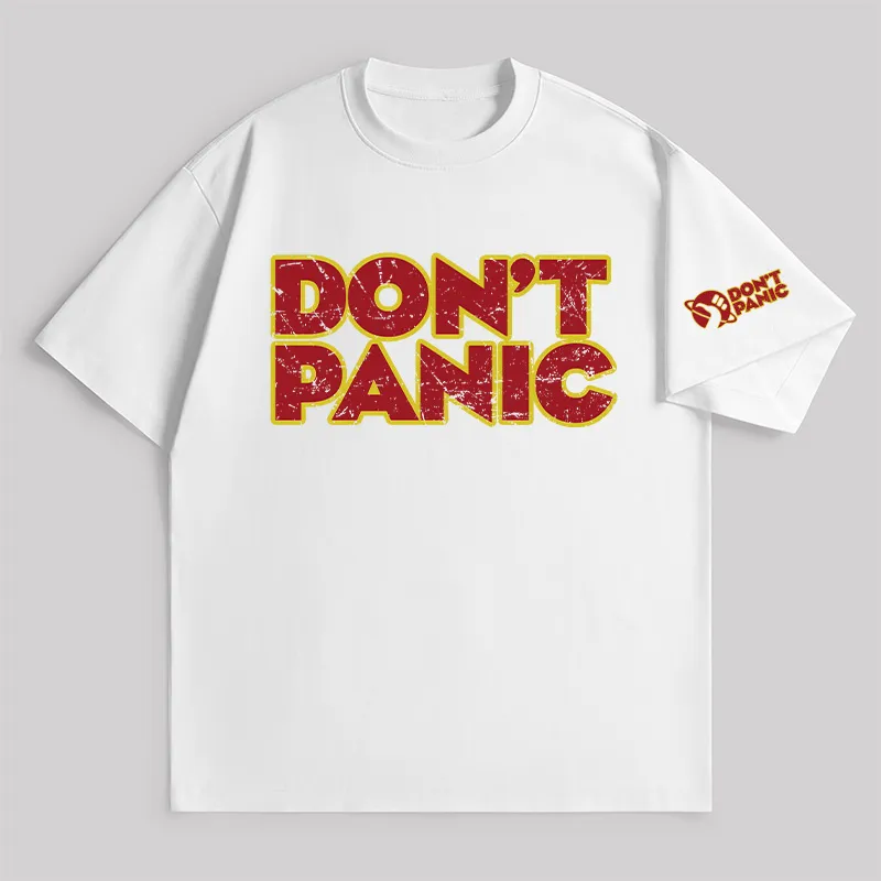 Don't Panic Unisex Oversized T-shirt - Image 2