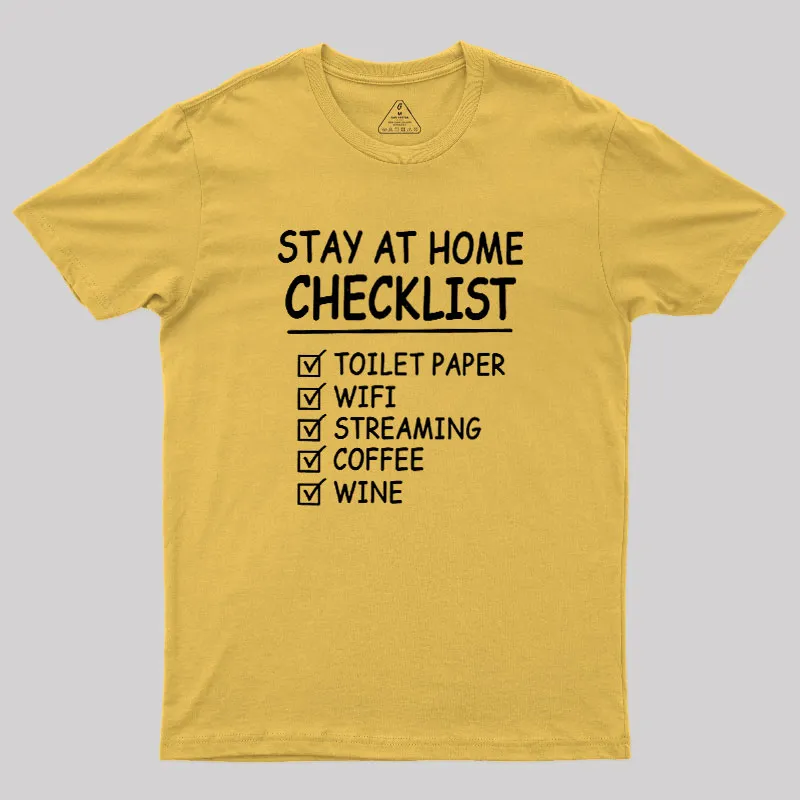 Home Checklist Geek T-Shirt - Image 6