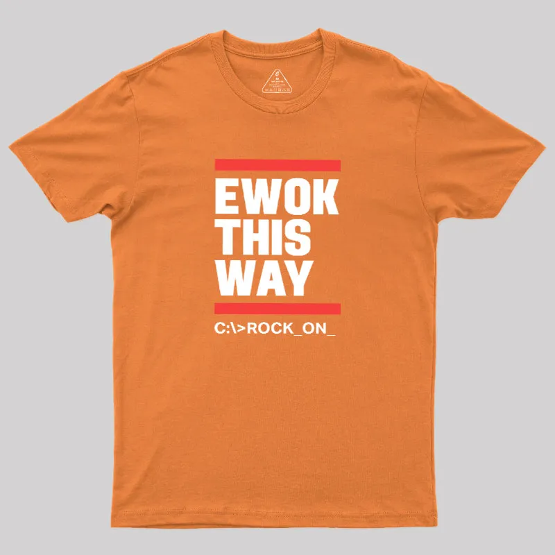 Ewok This Way Geek T-Shirt - Image 7