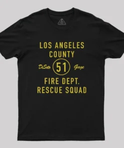 Alternative view of Emergency Squad 51 Geek T-Shirt