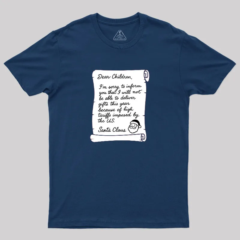 Christmas Letter Geek T-Shirt - Image 3