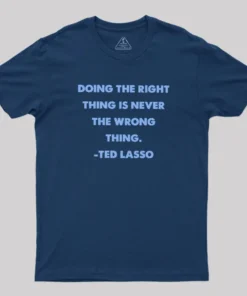Alternative view of Doing The Right Thing Geek T-Shirt