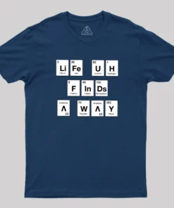 Alternative view of Life Finds a Way, Periodically... Geek T-Shirt