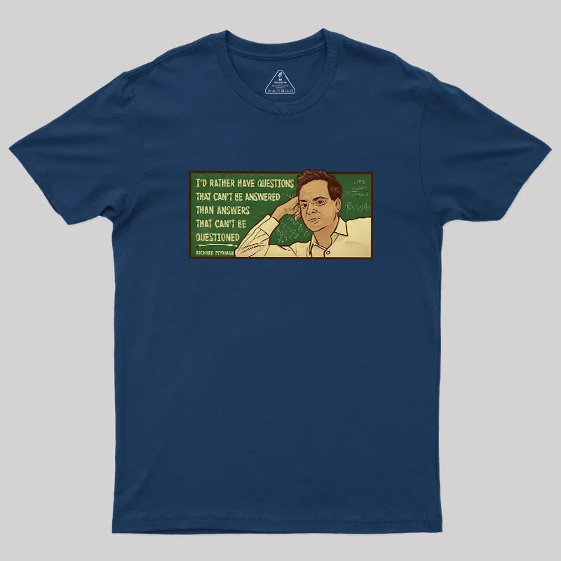 Feynman Science Shirt Geek T-Shirt - Image 3