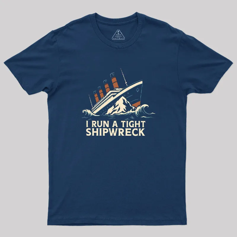 Tight Shipwreck Geek T-Shirt - Image 2