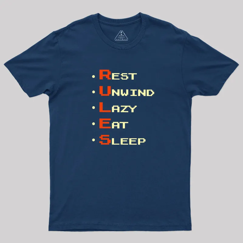 RULES Geek T-Shirt - Image 2