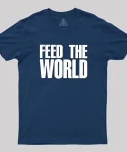 Alternative view of FEED THE WORLD Geek T-Shirt