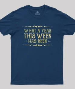 Alternative view of What A Year This Week Has Been Geek T-Shirt