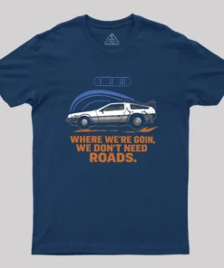 Alternative view of No Roads Geek T-Shirt