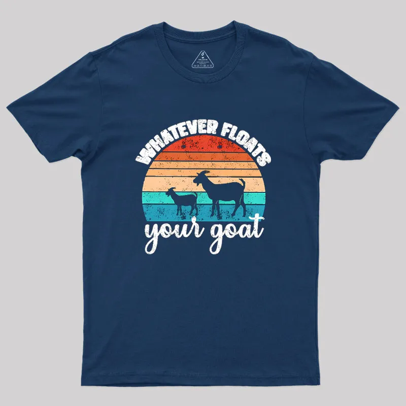 Whatever Floats Your Goat Geek T-Shirt - Image 2