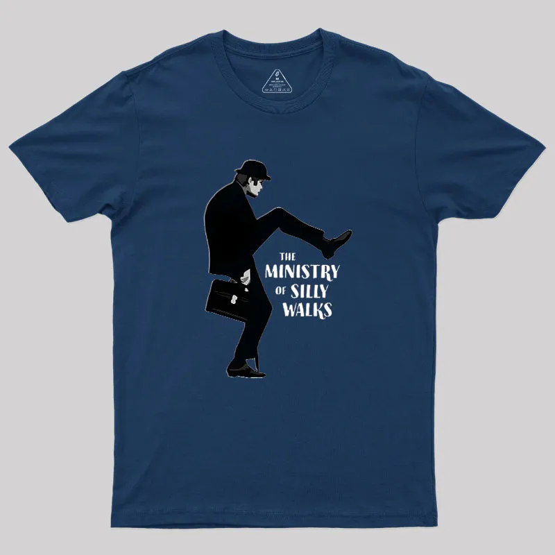 The Ministry Of Silly Walks Geek T-Shirt - Image 3