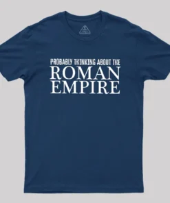 Alternative view of Probably Thinking About The Roman Empire Geek T-Shirt