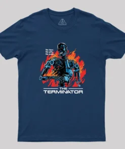 Alternative view of Terminator Robot Geek T-Shirt