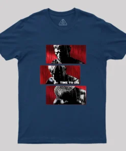 Alternative view of Time To Die Geek T-Shirt