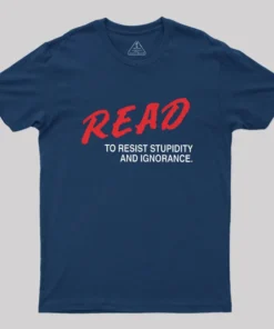 Alternative view of Read to Resist Geek T-Shirt