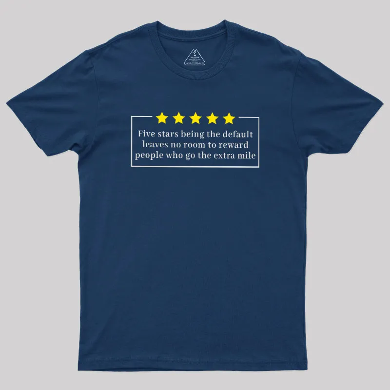 Five Stars Geek T-Shirt - Image 2