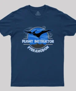 Alternative view of Flight Instructor Geek T-Shirt