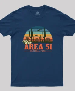 Alternative view of Area 51 Adventures Geek T-Shirt