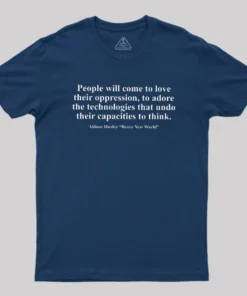 Alternative view of Brave New World Geek T-Shirt