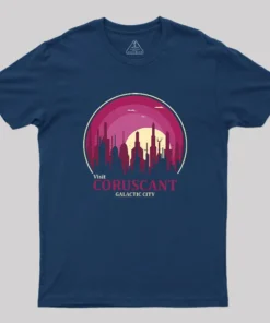 Alternative view of Visit Coruscant Geek T-Shirt