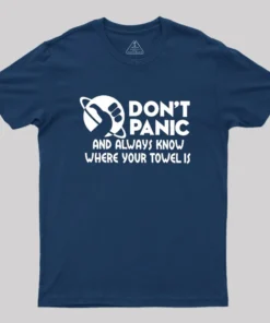 Don't Panic Geek T-Shirt