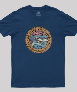 Alternative view of Ad Astra Per Aspera Geek T-Shirt