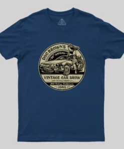 Alternative view of Vintage Car Show Geek T-Shirt