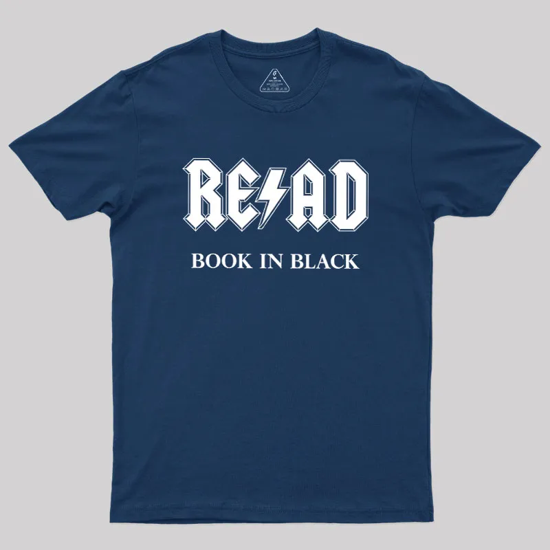 RE/AD - Book In Black Geek T-Shirt - Image 2