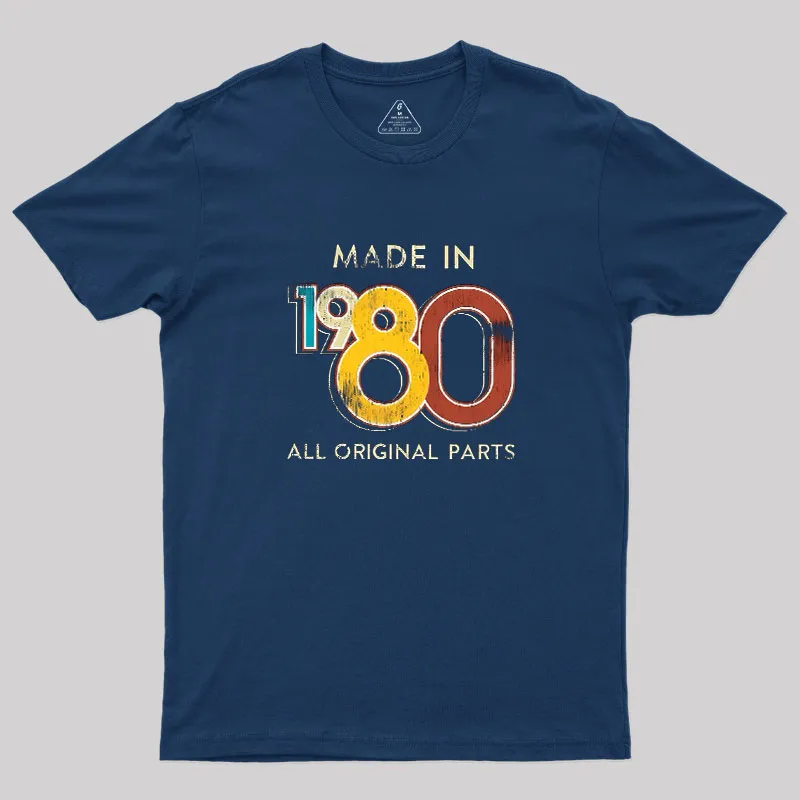 Made In 1980 Geek T-Shirt - Image 2