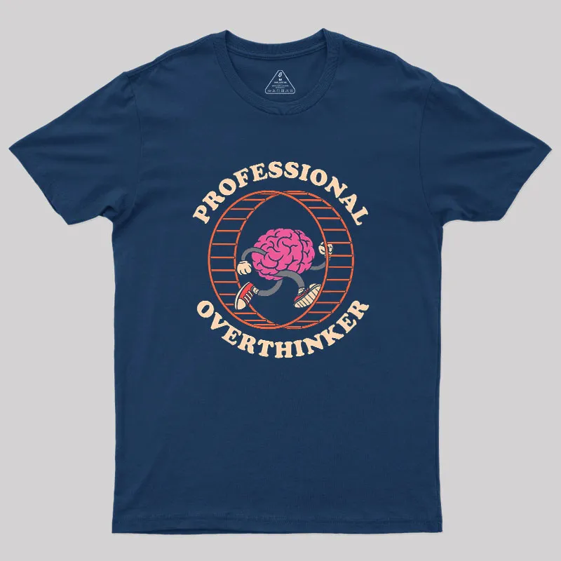 Professional Overthinker Geek T-Shirt - Image 2