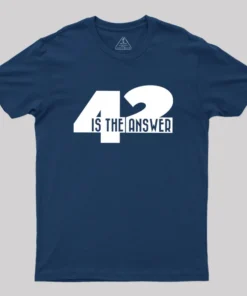 Alternative view of 42 Is The Answer Geek T-Shirt