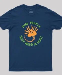 Alternative view of Some People Just Need a Hug Geek T-Shirt