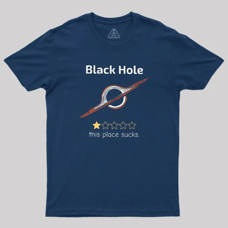 Black Hole Geek T-Shirt - Image 2