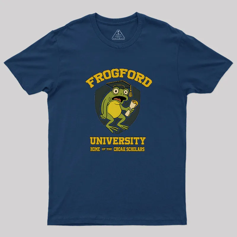 Frogford University – Home of the C Geek T-Shirt - Image 3