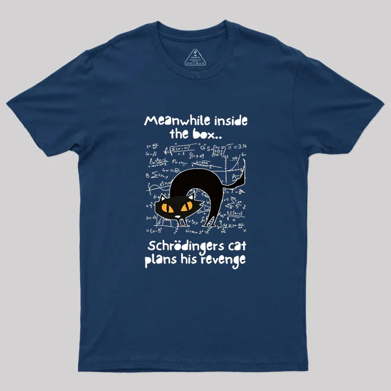 Schrodingers Cat Revenge Geek T-Shirt - Image 2