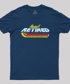 Alternative view of Almost Retired Geek T-Shirt