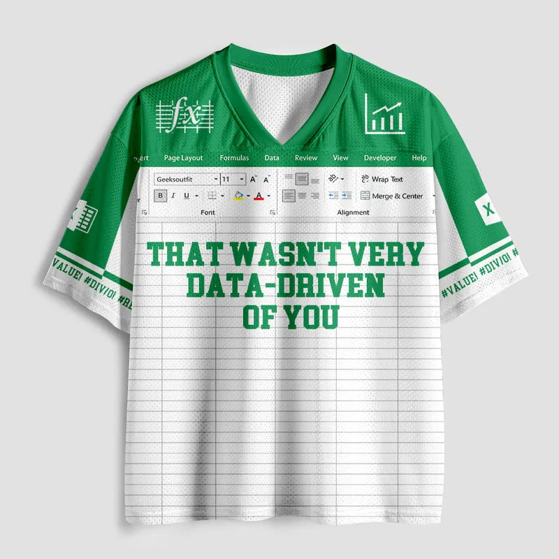 Data-Driven Geek Mesh Jersey