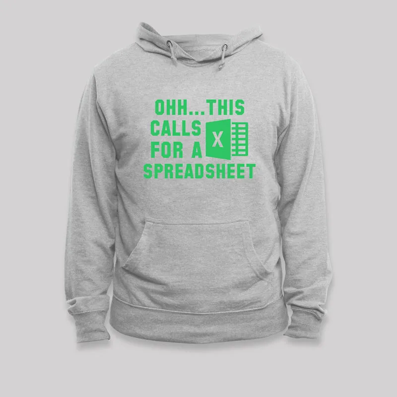 Ohh...This Calls for a Spreadsheet Geek Hoodie - Image 4