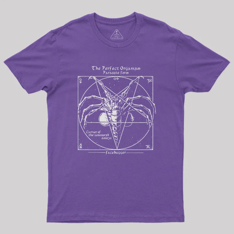 Alien Pentagram Nerd T-Shirt - Image 5