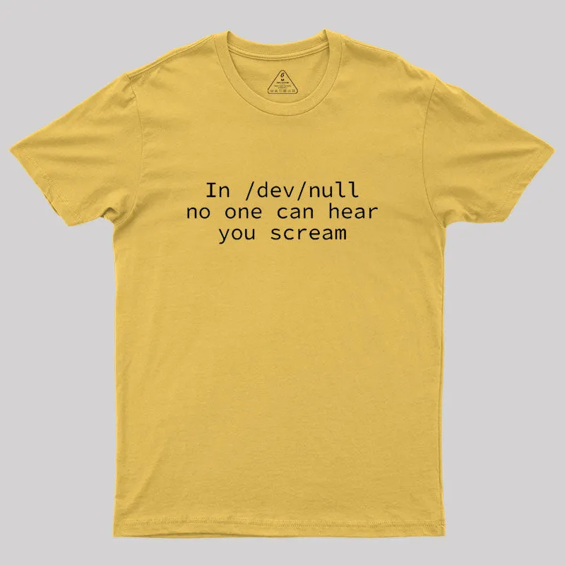 No One Can Hear You Scream Geek T-Shirt - Image 8