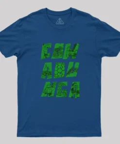 Alternative view of Cowabunga Turtles And Pizza Geek T-Shirt