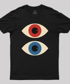 Alternative view of Bauhaus Eyes Geek T-Shirt