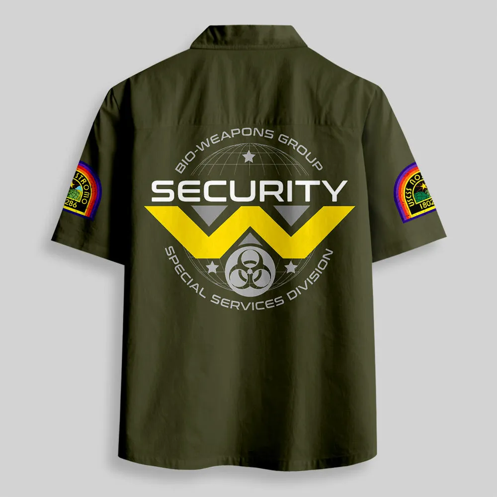 Weyland-Yutani Uniform Button Up Pocket Shirt - Image 2