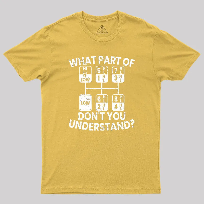 What Part Of Don't You Understand ¡ê?T-Shirt - Image 5