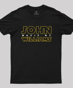 Music by John Williams Scifi Geek T-Shirt